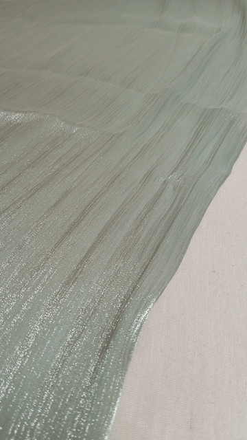 Organza Sheen Silk - Pale Teal